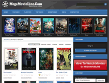 Tablet Screenshot of megamovieline.com